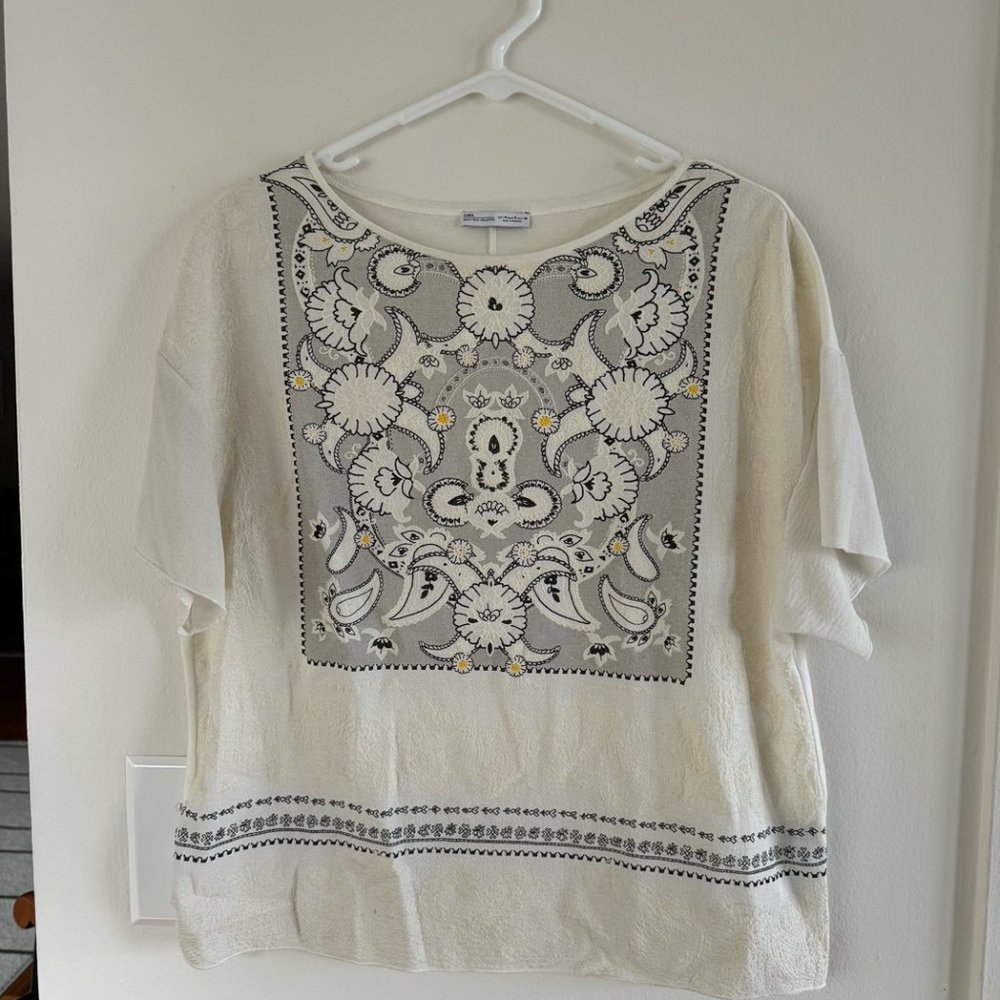 Unique Zara cropped top, M